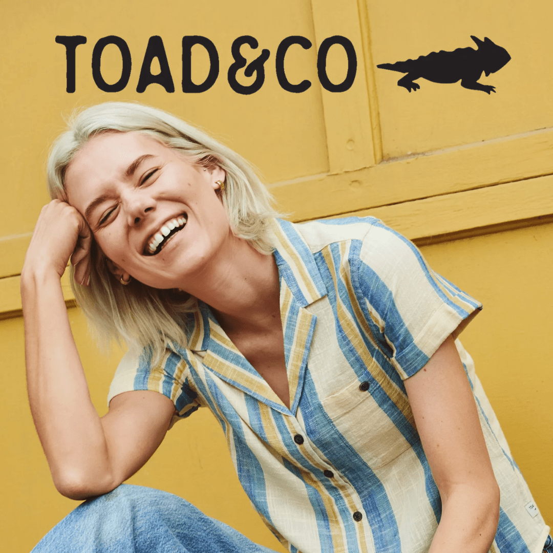 Toad and Co Pacific Outfitters Sustainable Gear
